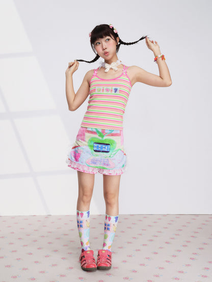 FRUITS - Fruit Stripe Cami Top camisole Fruits