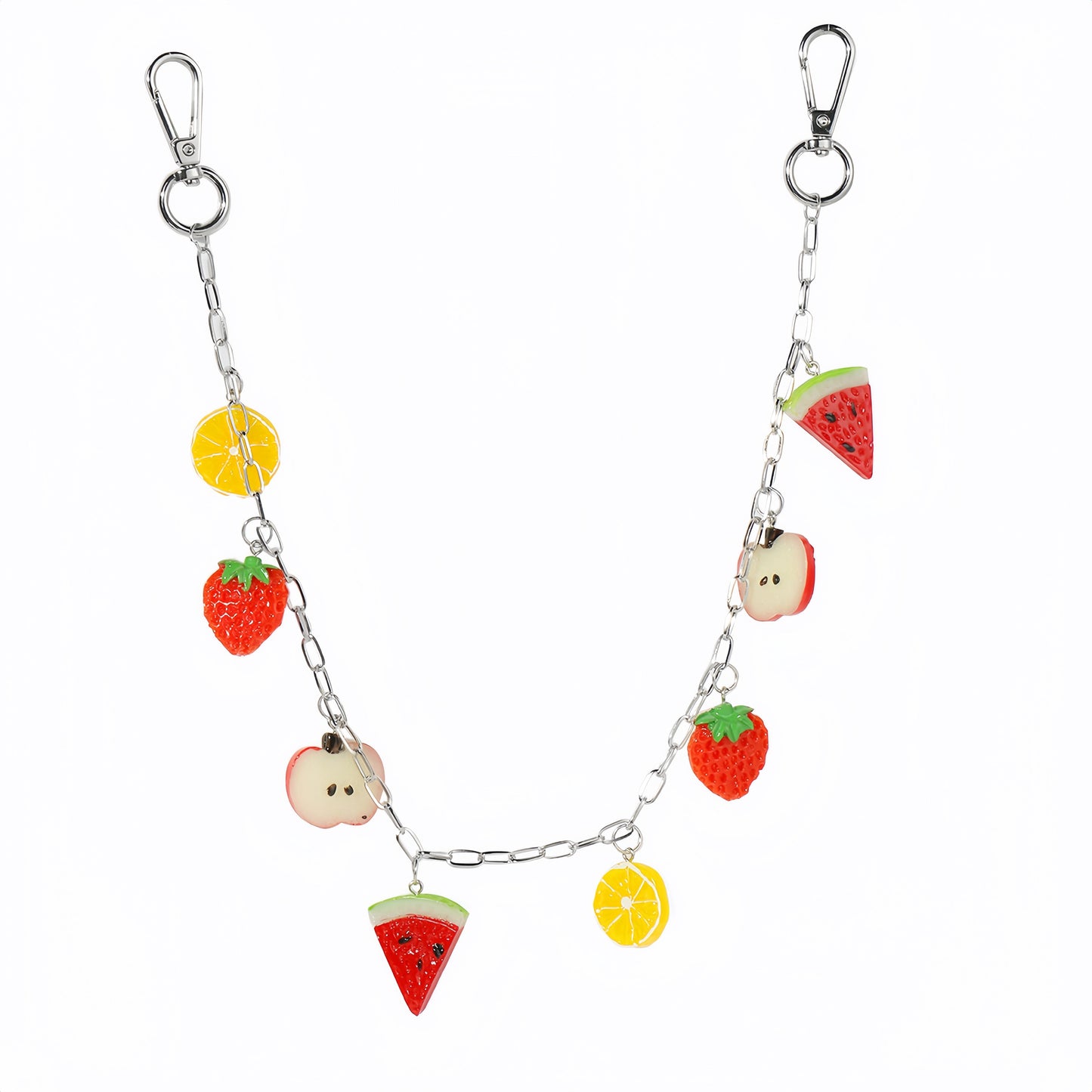 Colorful Fruit Chain Belt | Y2K Kawaii Harajuku Dopamine Waist Chain waistband really cute