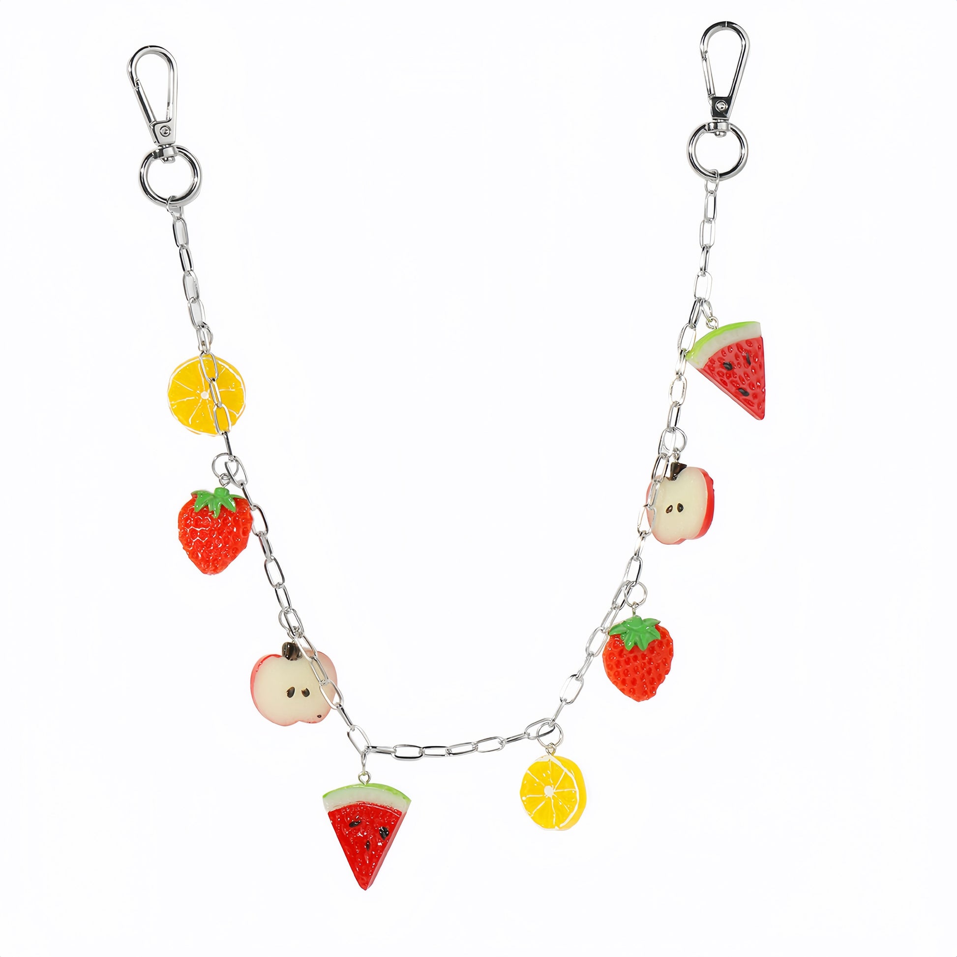 Colorful Fruit Chain Belt | Y2K Kawaii Harajuku Dopamine Waist Chain waistband really cute
