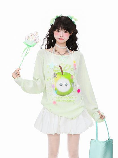 Languid Park - Apple Scoop Neck Layer Top shirt Languid Park