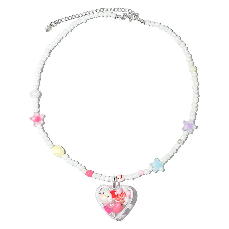 Pink Unicorn - Cute Kitty Y2K Pendant Necklace necklace pink unicorn