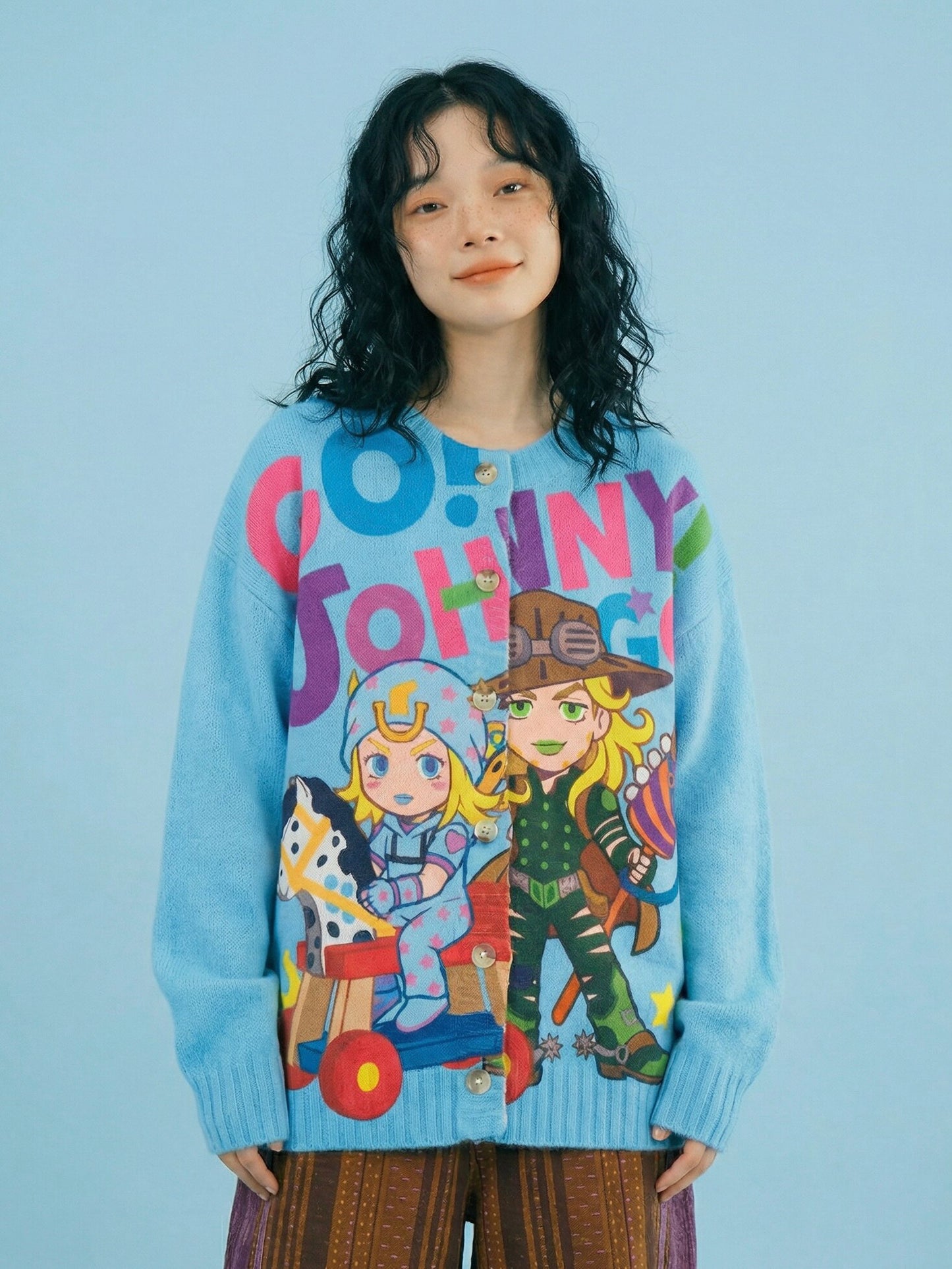 MeowMeow - Anime Graphic Knit Sweater cardigan MeowMeow Bug