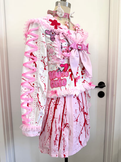 Red Devil - Gloomy Bear Bunny Ear Sailor Jacket shirt Red Devil