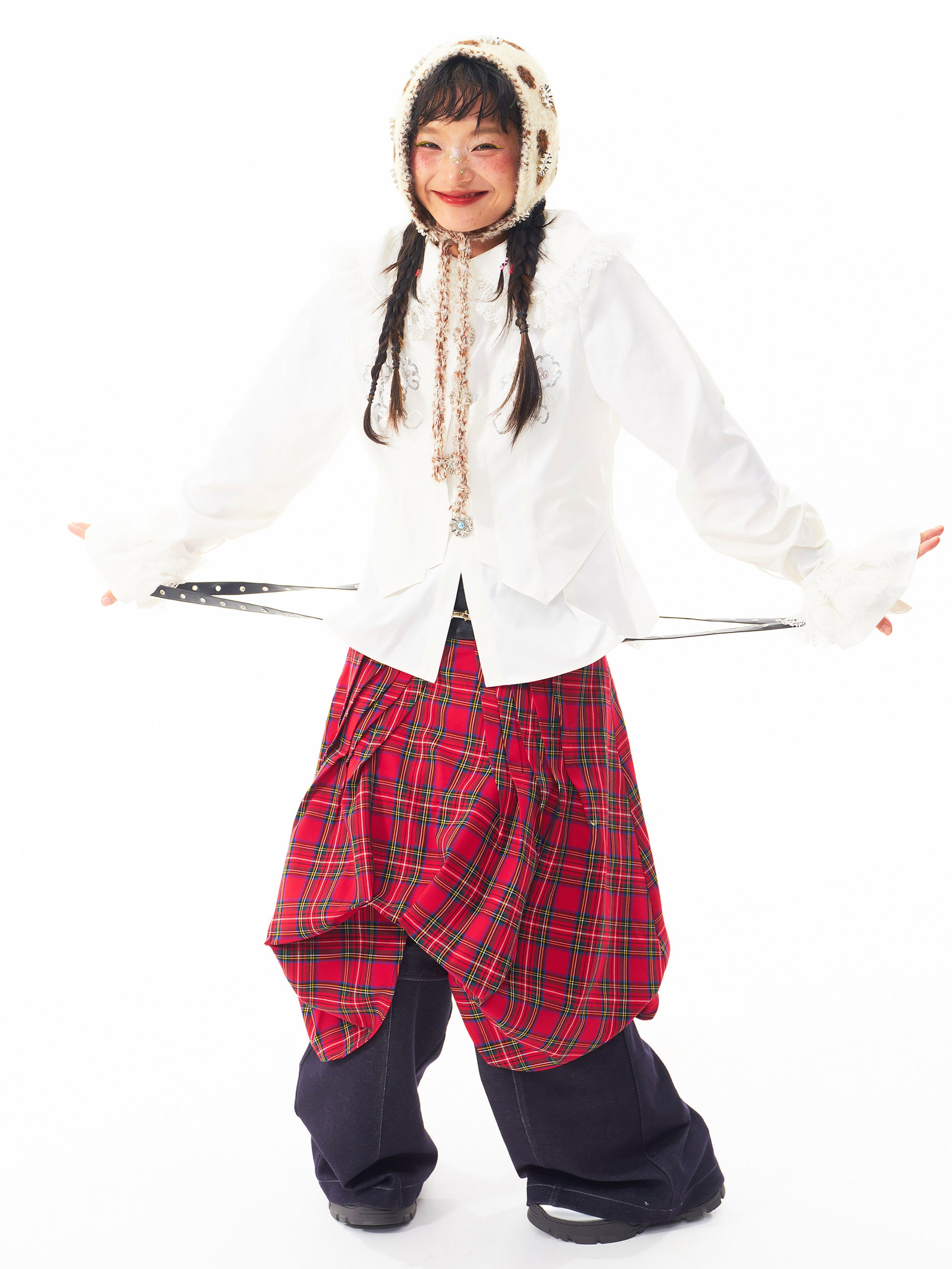 sillysis - Vintage Ruffled Doll Blouse blouse sillysis