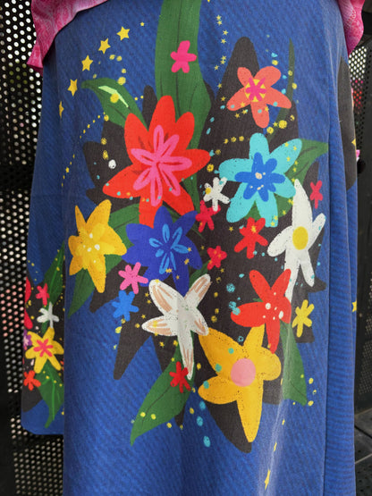 Monsssstar - Bloom Print Y2K Wide Leg Pants pants Monsssstar