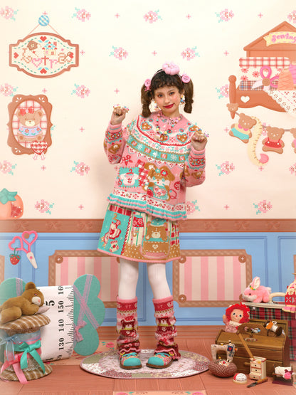 Lutra Jump - Decora Fair Isle Knit Cardigan cardigan Lutra Jump