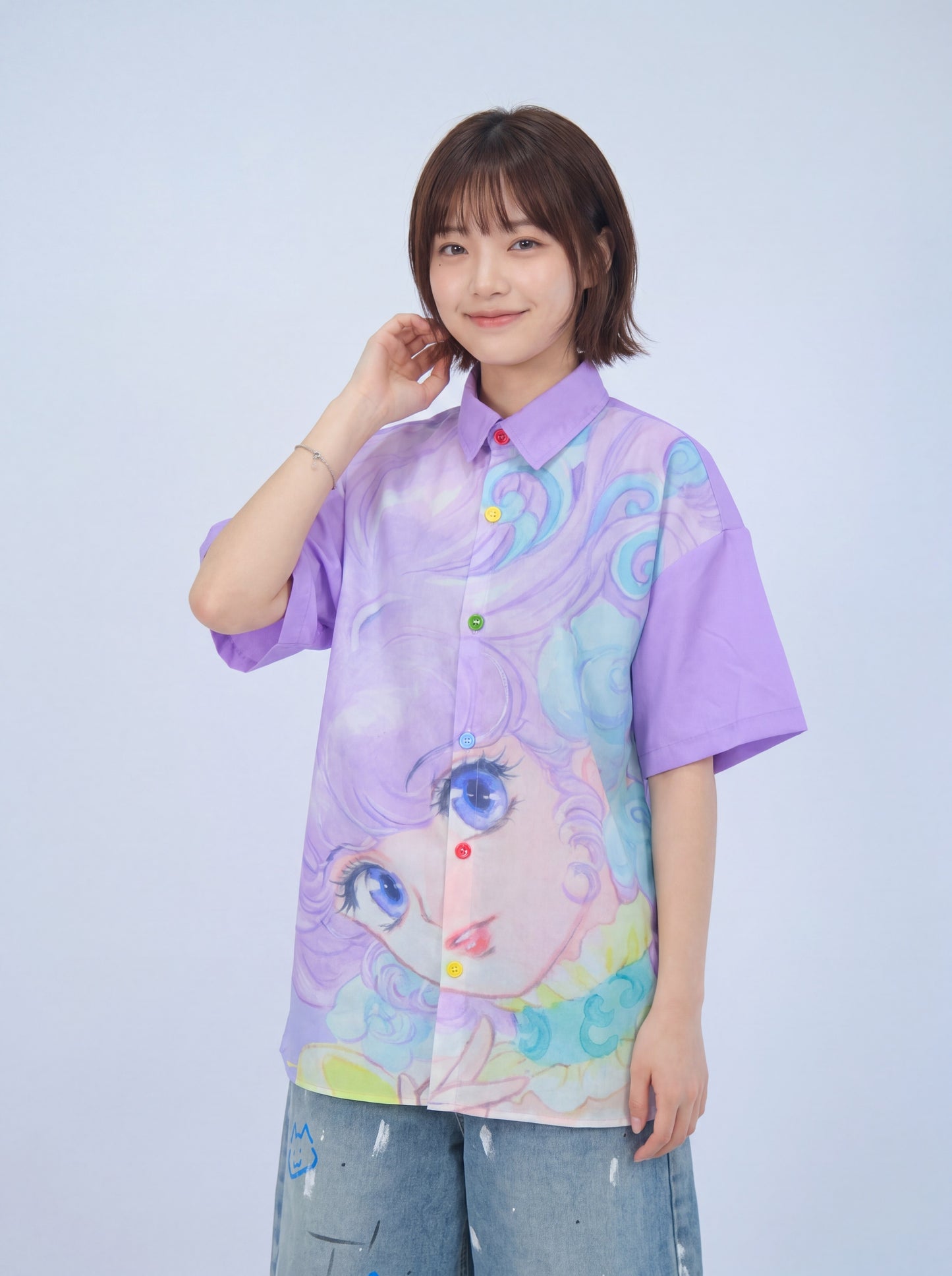 MeowMeow Bug - Pink Comic Girl Shirt shirt MeowMeow Bug