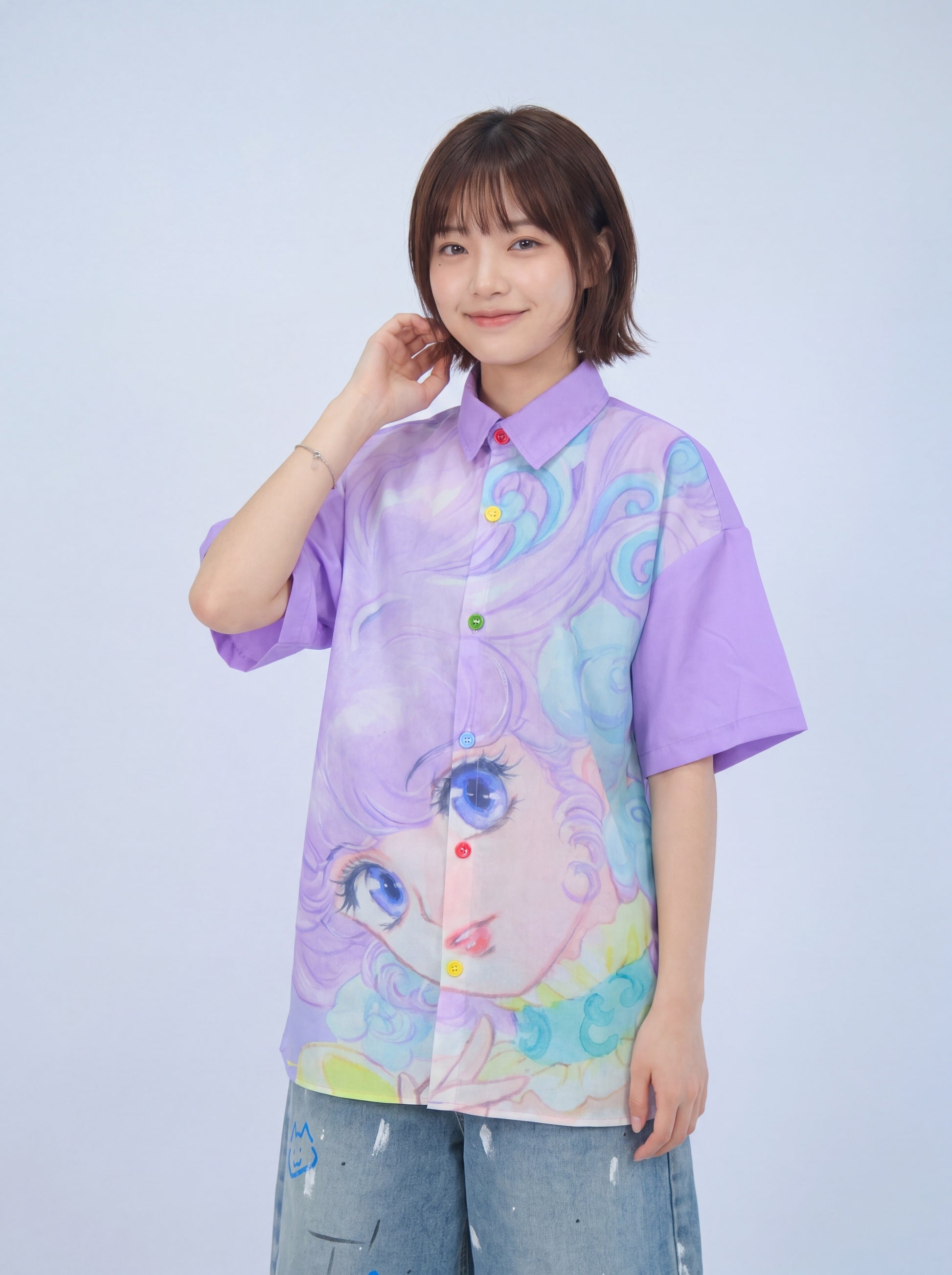 MeowMeow Bug - Pink Comic Girl Shirt shirt MeowMeow Bug
