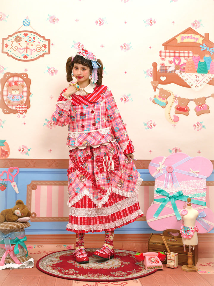 Lutra Jump - Decora Pink Fleece Jacket