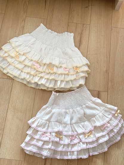 Blurred Bear - Kawaii Lace Puff Skirt skirt Blurred Bear