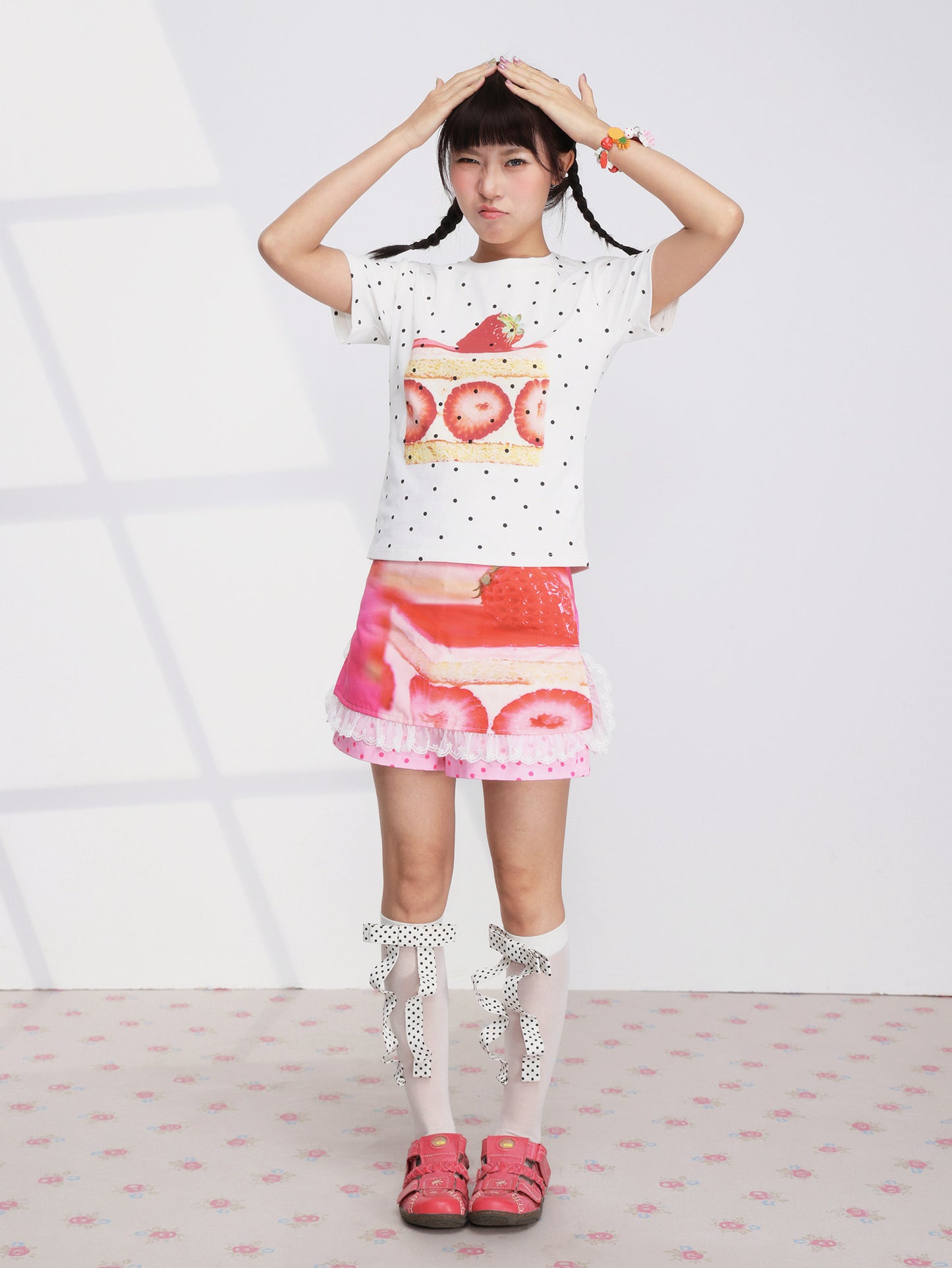 FRUITS - Strawberry Cake Skort skirt Fruits