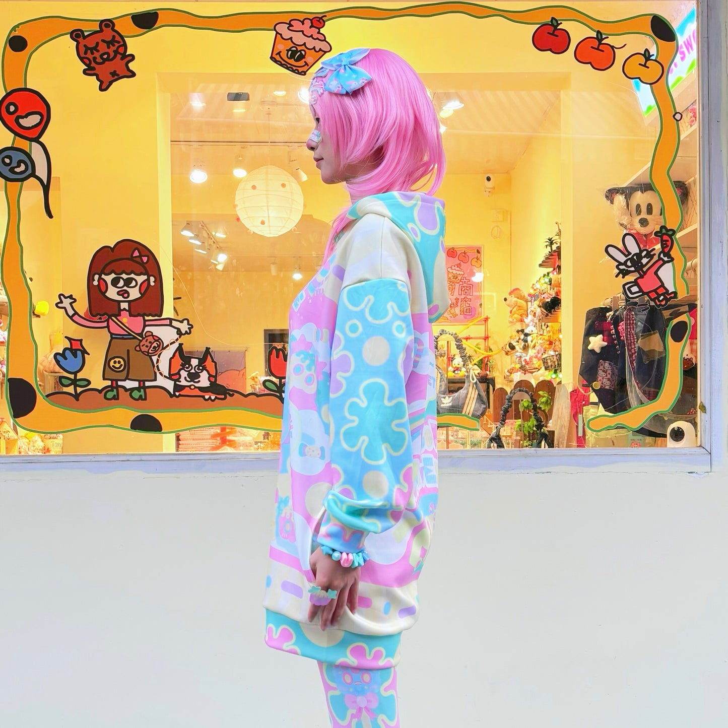 Rainbow Universe RUX - Candy Decora Kei Hoodie Set set Rainbow Universe RUX