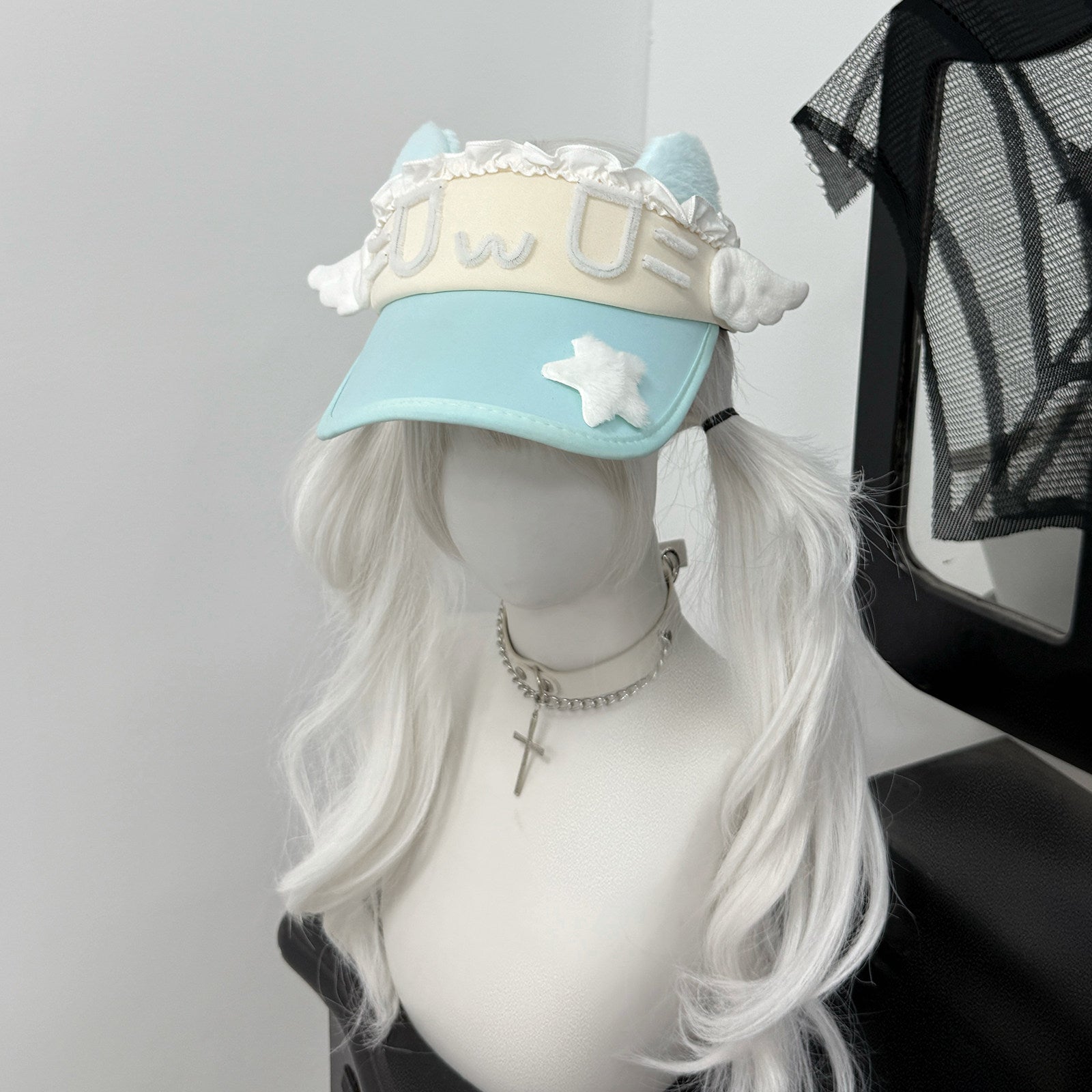 1Gangster Inn - Cat Ear Japanese Sun Visor Hat hat 1GASTERINN