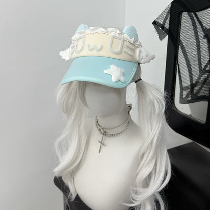 1Gangster Inn - Cat Ear Japanese Sun Visor Hat hat 1GASTERINN