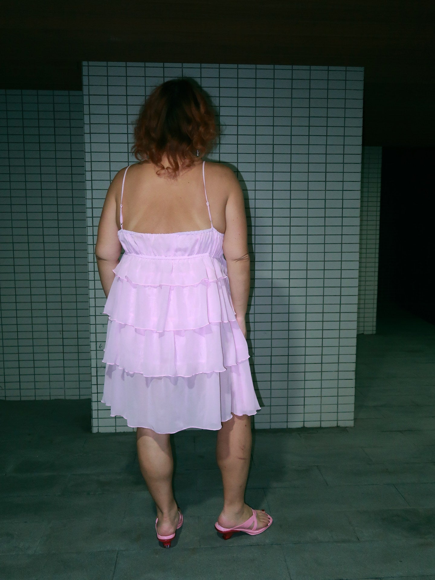 Hot Nipples Club - Pink Chiffon Cake Dress dress Hot Nipples Club