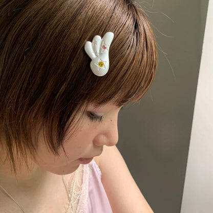 Kiwi Store - Y2K Angel Wing Hair Clip Ring accessory kiwi store