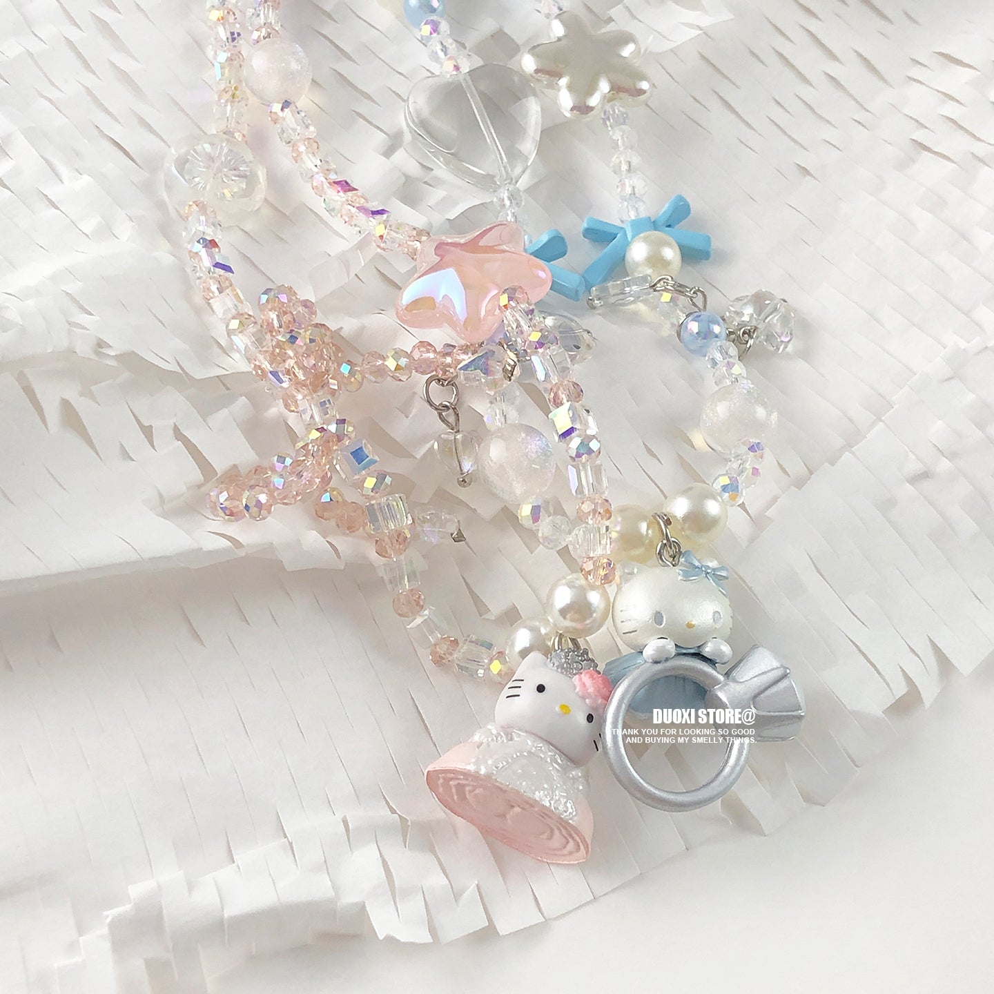 DuoXi - Kawaii Hello Kitty Couple Necklace Marry Me Resin Necklace necklace DuoXi