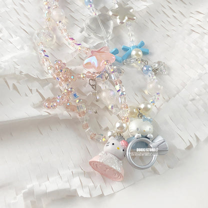DuoXi - Kawaii Hello Kitty Couple Necklace Marry Me Resin Necklace necklace DuoXi