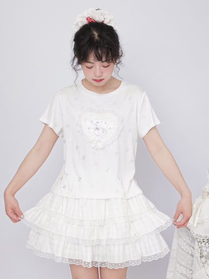 SemenCoicis - Ballet Bear & Swan Tee tee SemenCoicis