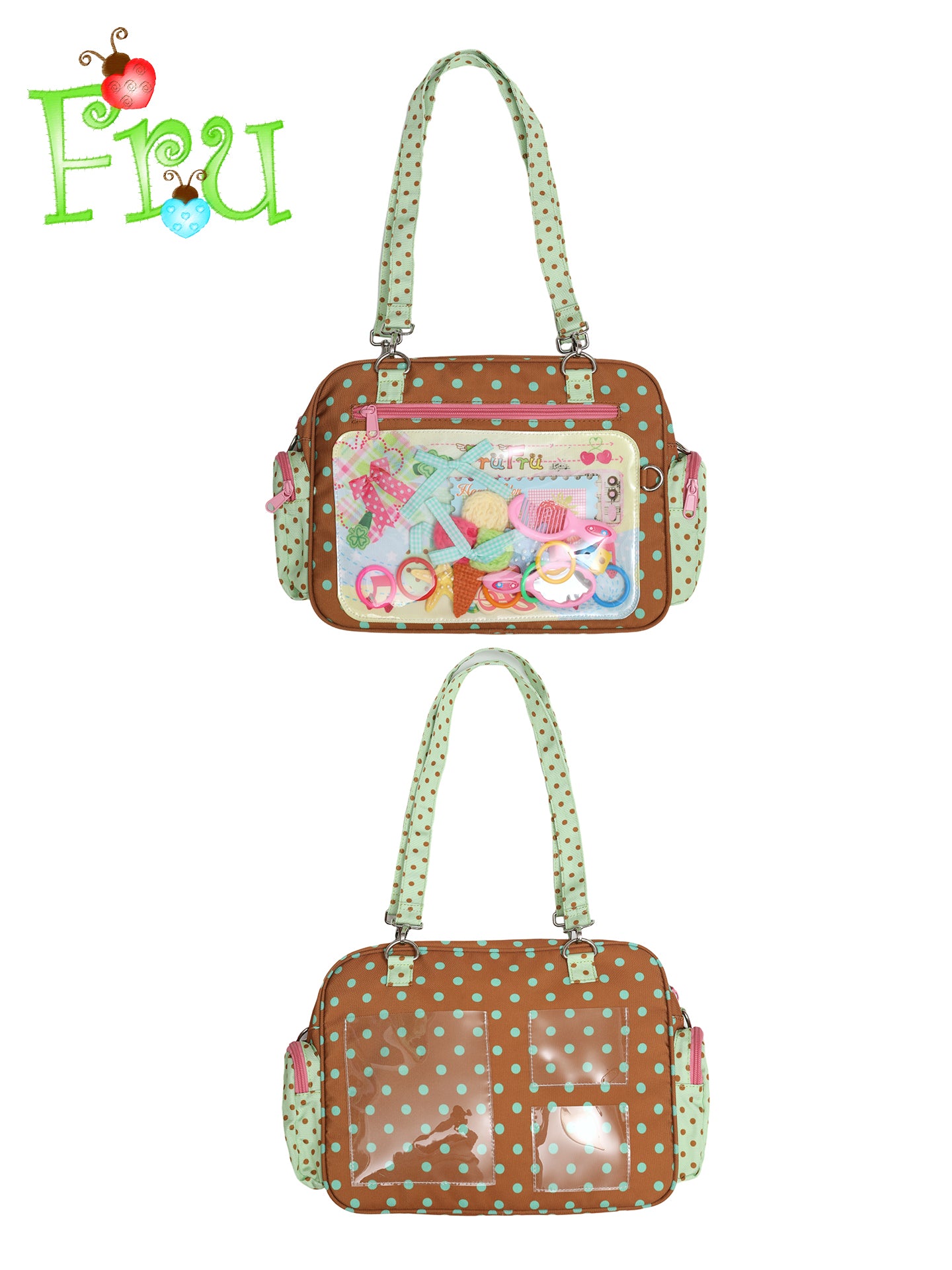 FruFru - Kawaii Itabag Printed Transparent Crossbody Itabag bag frufru