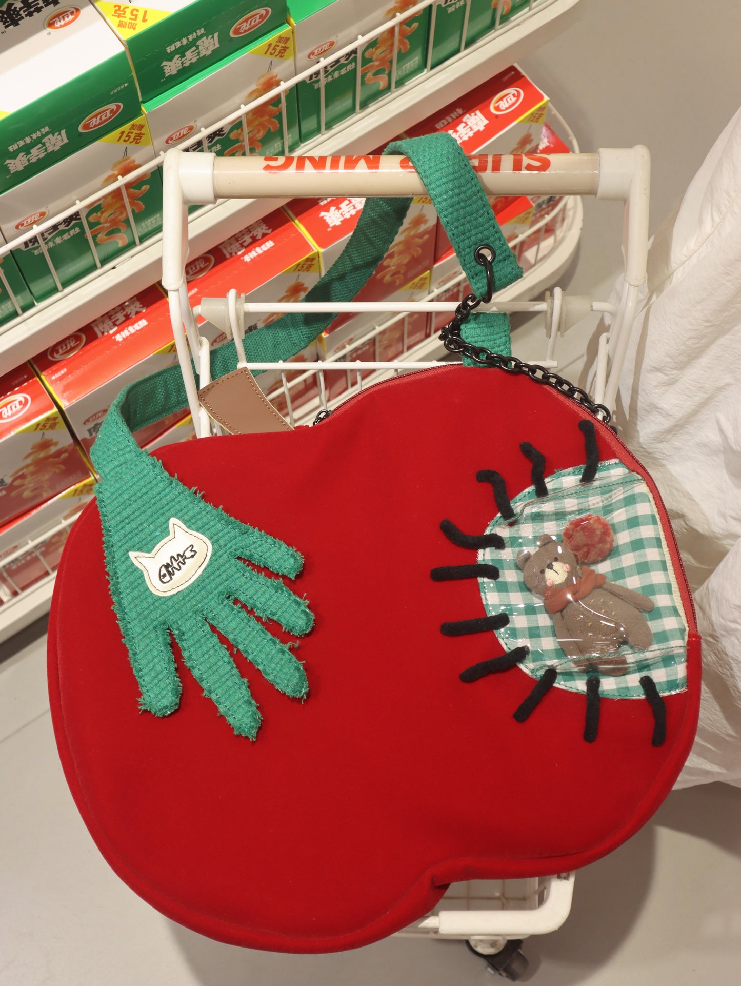 One Fish - Kawaii Apple Hand  Bag Shoulder Crossbody Bag