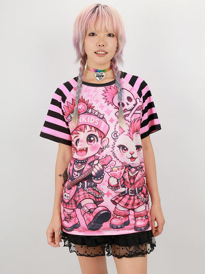 NIHONKIDS - Emo Rock Oversized Tee tee NIHON KIDS