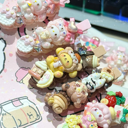 LXT - Cream Hair Clip Blind Box 5pcs hair clip LXT