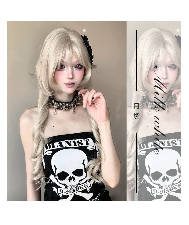 Alice Garden - Platinum Curly Wig wig Alice Garden