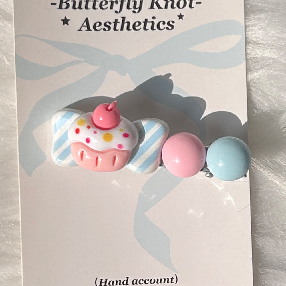 KHEPHAIA - Pink Blue Puppy Hair Clips Set hair clip KHEPHAIA