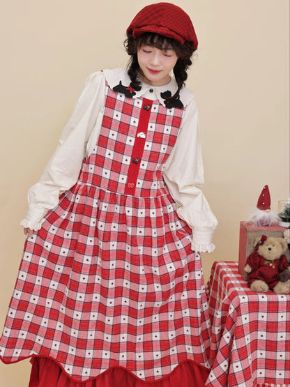 SemenCoicis - Vintage Heart Jacquard Dress dress SemenCoicis