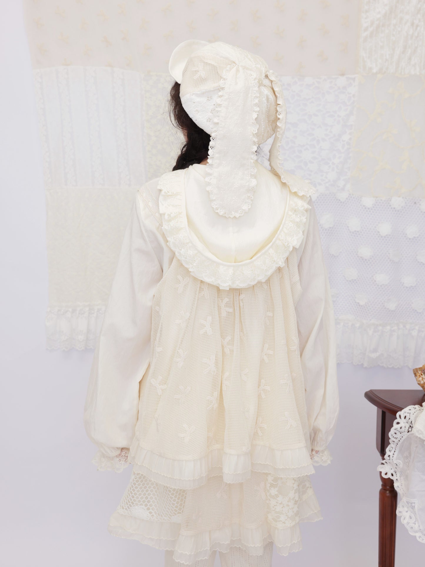 SemenCoicis - Lace Crochet Bow Camisole camisole SemenCoicis