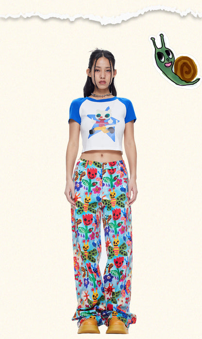 iscreamcolour MOF - Graffiti Cargo Pants pants iscreamcolour