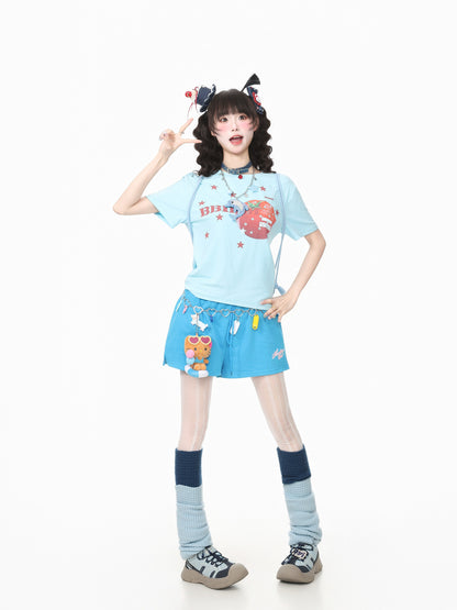 Languid Park - Star Fruit Round Neck Tee tshirt Languid Park