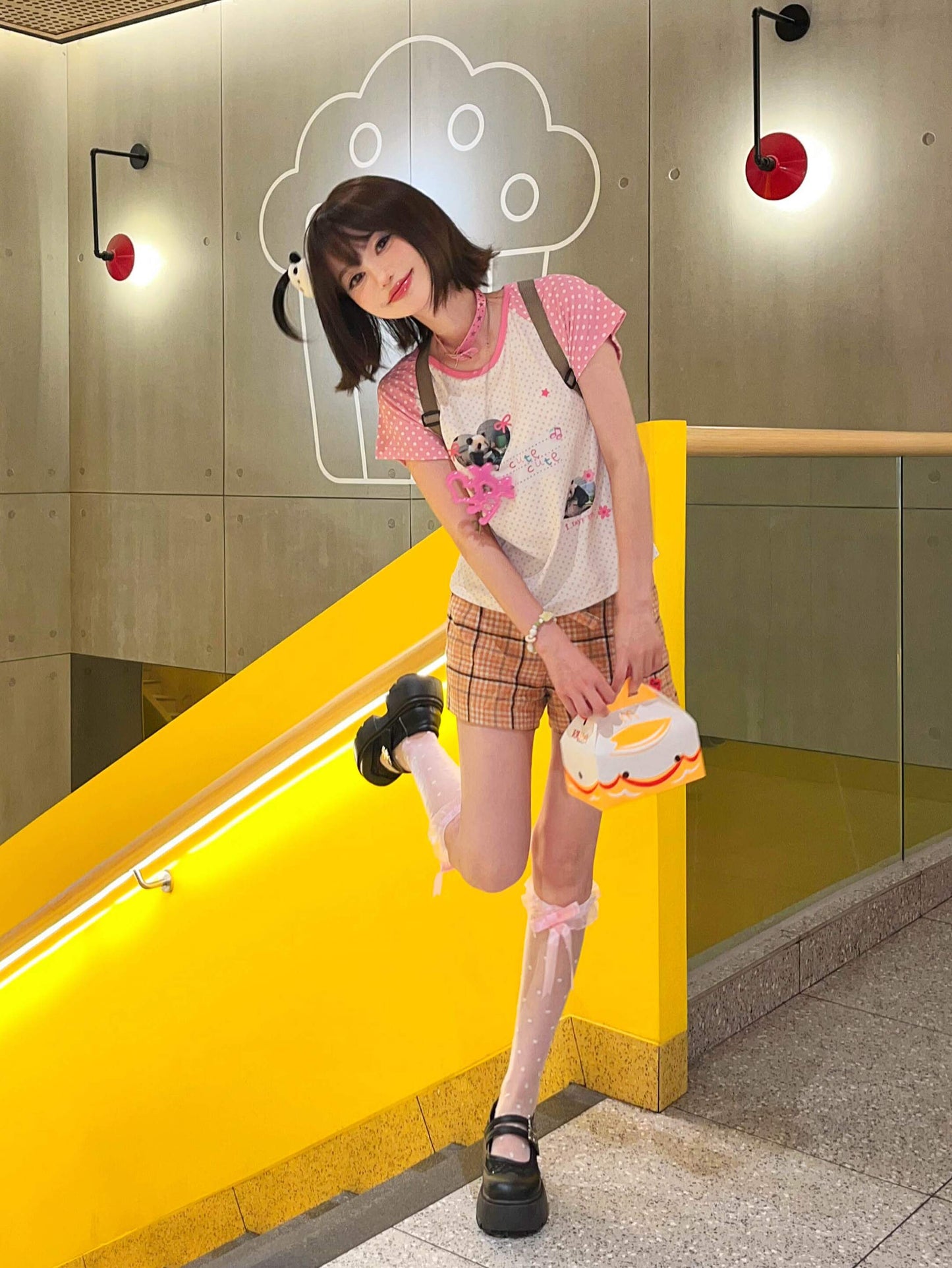 BodyTalk - Jojifuku Panda Print T-Shirt tshirt bodytalk