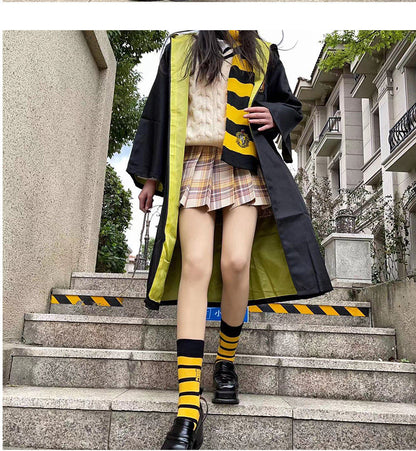 Harajuku Black Letter Stripe School Socks Harry Potter Socks