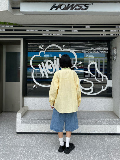 BIBULU - Kidcore Embroidered Plaid Shirt shirt BIBULU