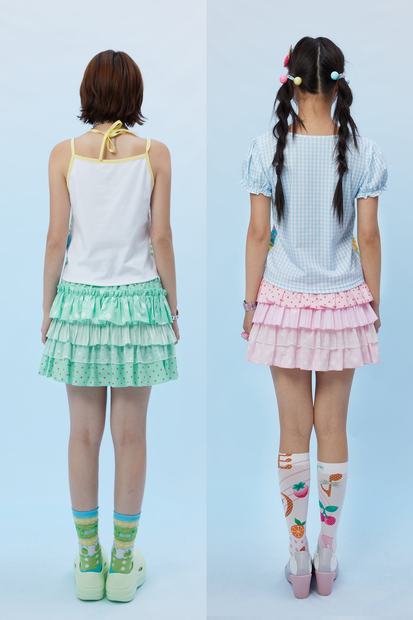 Frufru - Polka Dot Cake Skirt | Cute Girlcore Ruffle Aesthetic Skirt skirt frufru