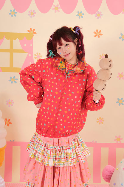 NIKKOU - Reversible Lamb Fleece Coat Kawaii coat Nikkou home