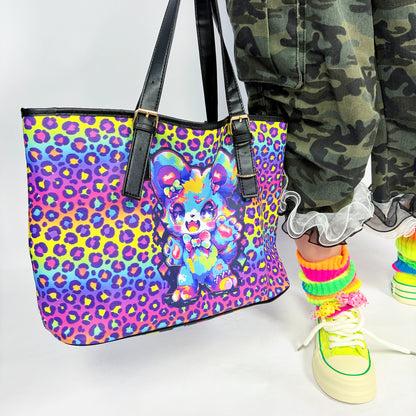 LEERROO - Decora Kei Rainbow Bear PVC Shoulder Bag bag Leerroo