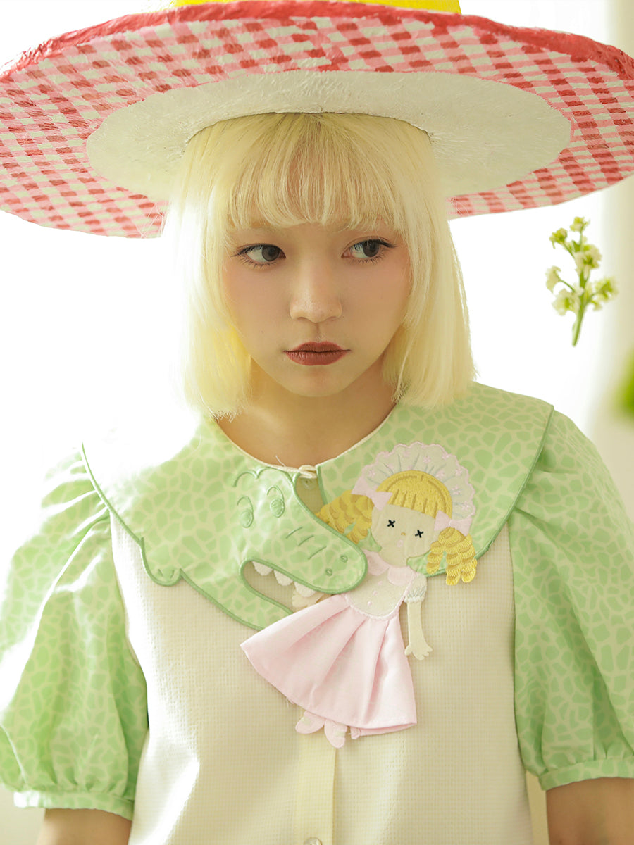 Meugler - Kawaii Crocodile Doll Shirt shirt Meugler