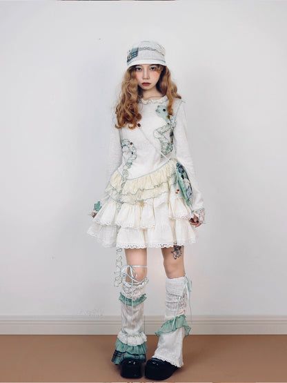 Disorder - Kawaii Asymmetrical Tiered Skirt skirt Disorder
