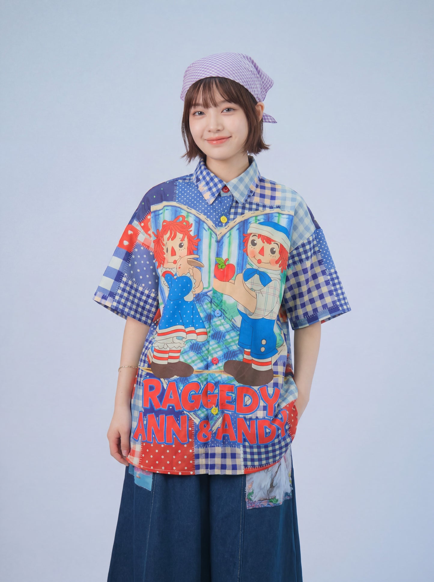 MeowMeow Bug - Patchwork Andy Shirt shirt MeowMeow Bug