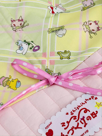 shishihshop - Kawaii Padded Drawstring Skirt skirt shishihshop