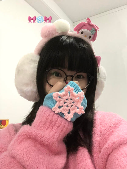 Corner Party - Snowflake Melody Earmuffs ear cover Corner Party