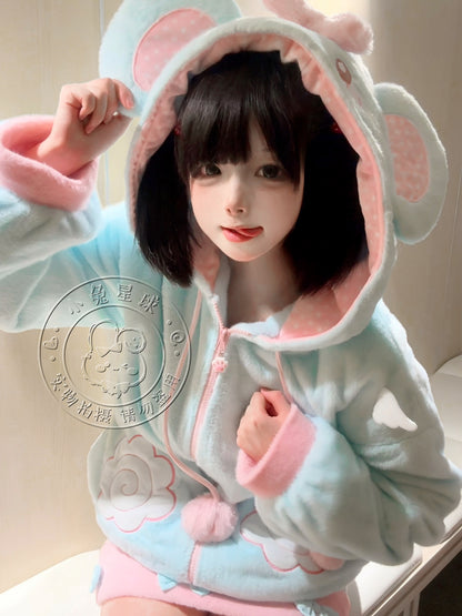Bunny Planet - Mouse Plush Winter Set set bunnyplanet