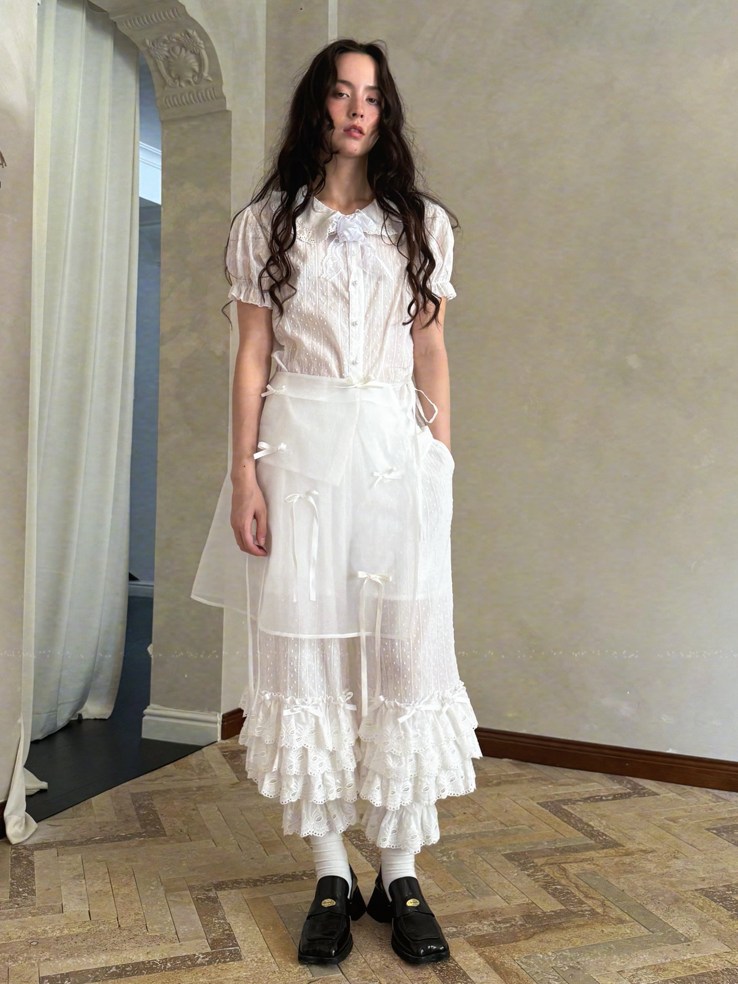 daytoday Everyday Institute - Kawaii Ruffle Pants Bow Cotton Land Decora