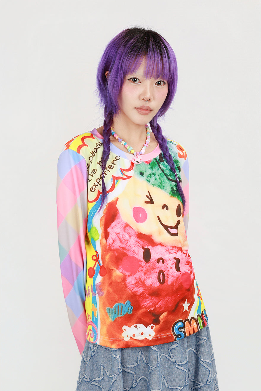 Nihon Kids - Kawaii 90s Ice Cream Top shirt NIHON KIDS