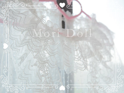 Mori Doll - Sheer Lace Flared Sleeve Blouse blouse Mori Doll