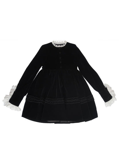 Lu Miao - Velvet Lace Doll Dress dress Lu miao S