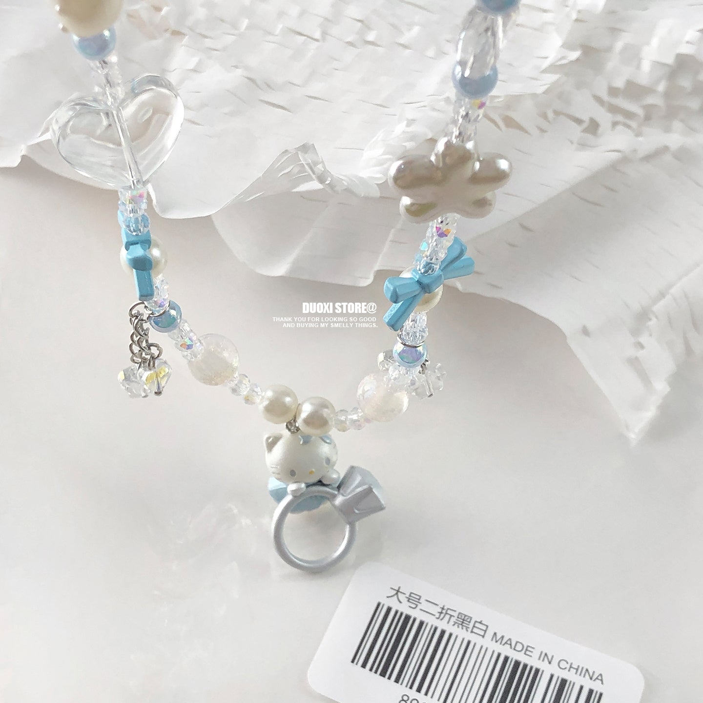 DuoXi - Kawaii Hello Kitty Couple Necklace Marry Me Resin Necklace necklace DuoXi